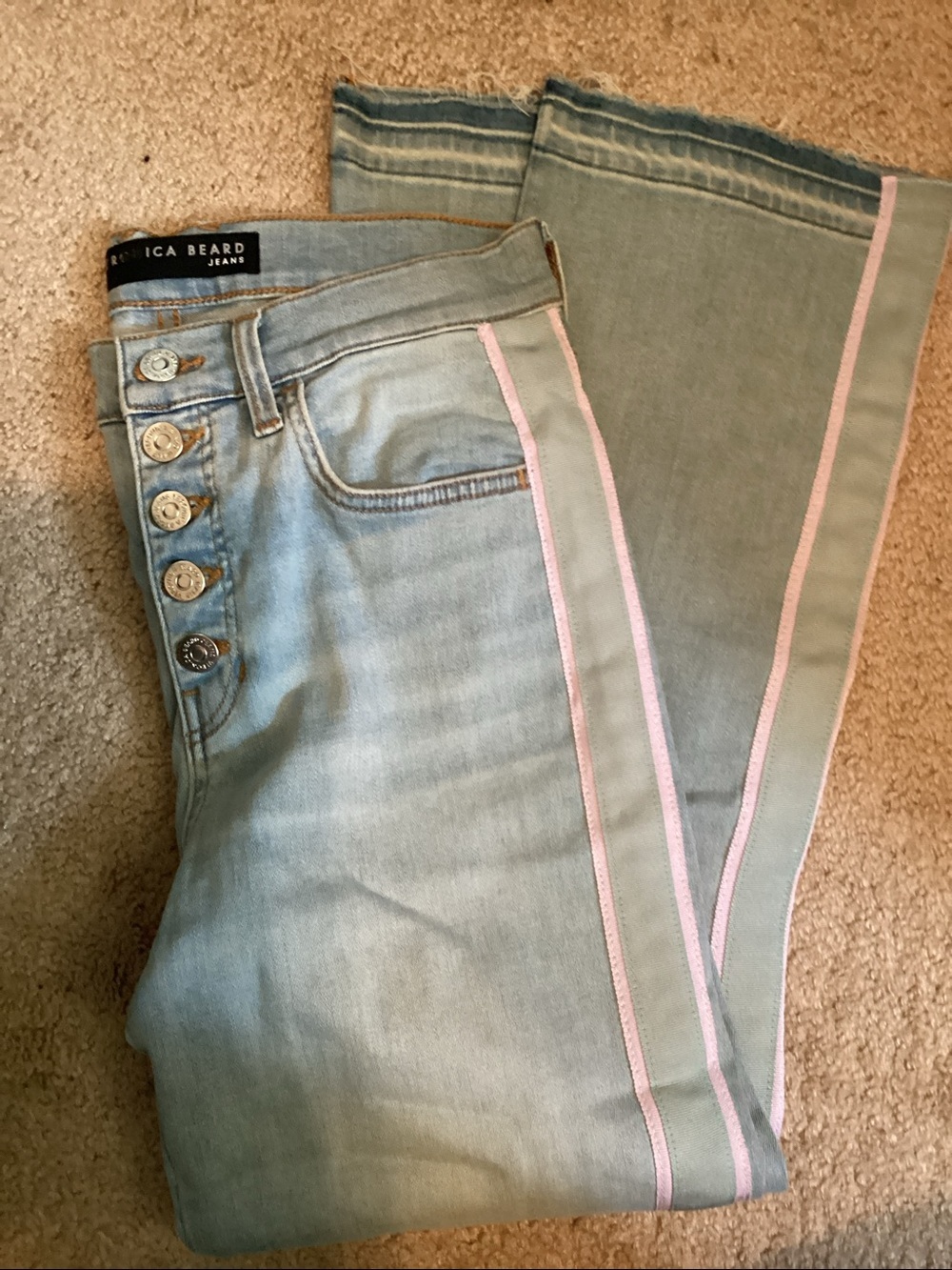 Veronica Beard Carolyn baby boot high rise jeans 28/6